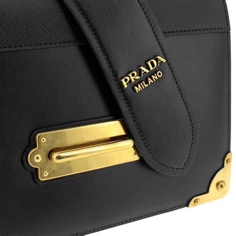 prada milano borse logo pelle